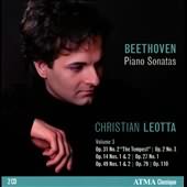 Beethoven: Piano Sonatas Vol 3 / Christian Leotta