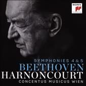 Beethoven: Symphonies Nos. 4 & 5  / Harnoncourt, Concentus Musicus Wien