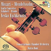 Mozart, Mendelssohn: Violin Concertos; Schubert / Eschkenazy