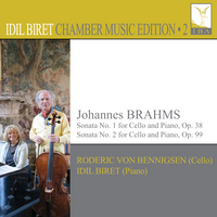 Brahms: Sonatas Nos. 1 & 2 for Cello and Piano / Biret, Bennigsen