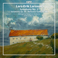 Larsson: Symphony No. 2, Borococo Suite, Variations / Manze, Helsingborg Symphony
