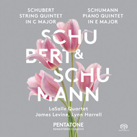 Schubert: Quintet in C; Schumann: Piano Quintet in E / Levine, Harrell, Lasalle Quartet