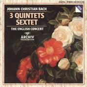 J. C. Bach: 3 Quintets, Sextet / Pinnock, English Concert