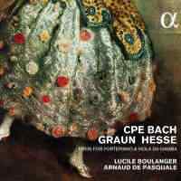 C. P. E. Bach, Graun, Hesse: Trios for Fortepiano & Viola da Gamba